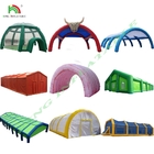 Tente gonflable commerciale personnalisée éclairage de la tente de club de nuit mobile Tente gonflable cube tente de fête