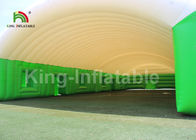 Grande tente gonflable verte matérielle faite sur commande d'événement de PVC pour la publicité