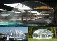 tente gonflable claire de bulle de PVC de 1.0mm/tente de camping pour le diamètre de la partie 4m de famille