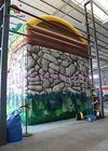 Glissière sèche de forêt d'éléphant de PVC de thème de conseil coloré d'explosion pour l'amusement d'arrière-cour