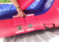 Couleur rouge parcours du combattant gonflable de l'eau de jeu de sport de bâche de PVC de 0,9 millimètres