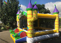 Château sautant gonflable de terrain de jeu extérieur jaune pour les enfants/château plein d'entrain d'intérieur