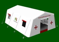 Tente médicale gonflable portative faite sur commande d'événement du blanc 7.55X5.6m pour l'abri de secours